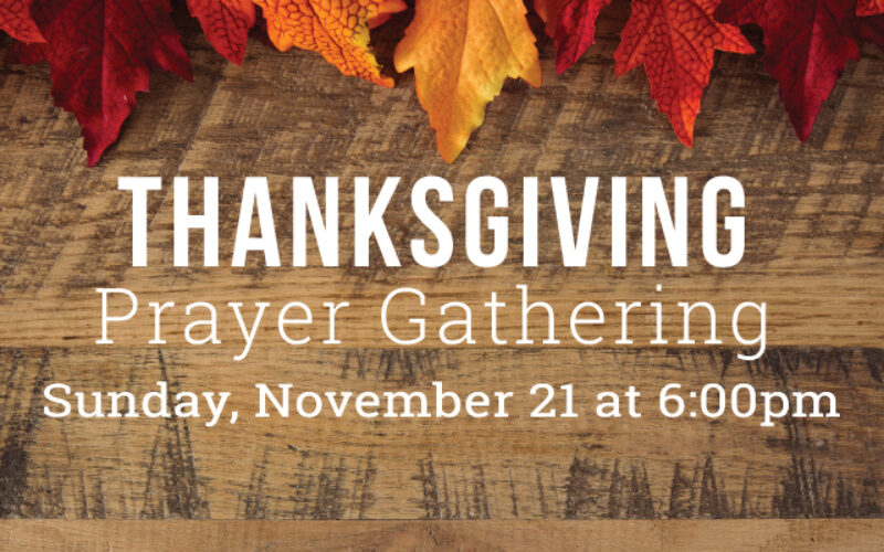 When We Gather to give Thanks…