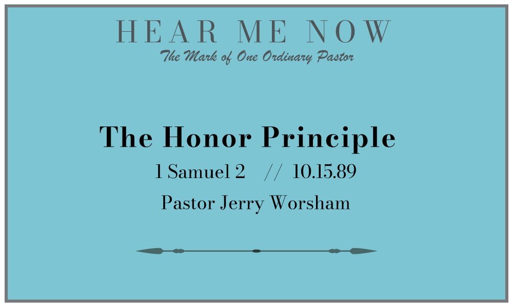 12. The Honor Principle
